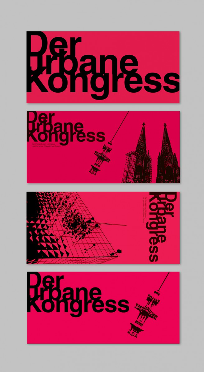 Melanie Sauermann Kommunikationsdesign Corporate Design Der urbane Kongress Kunst im öffentlichen Raum Public Art Markus Ambach Kay von Keitz Köln