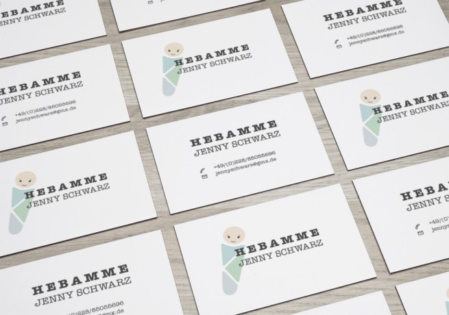 Melanie Sauermann Kommunikationsdesign Corporate Design Visitenkarten Business Cards Jenny Schwarz